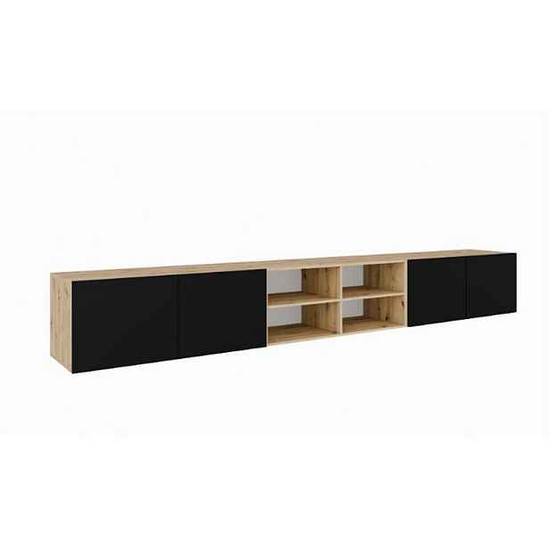 MASSENO ZÁVĚSNÝ TV STOLEK MIVO, 300/41/40 cm, dub Artisan