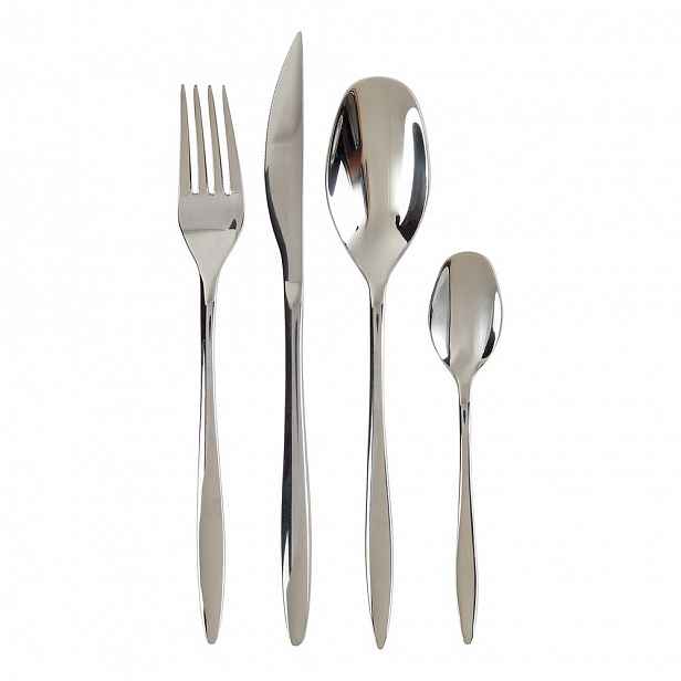 Butlers MARQUESS Příbory set 4 ks - stříbrná
