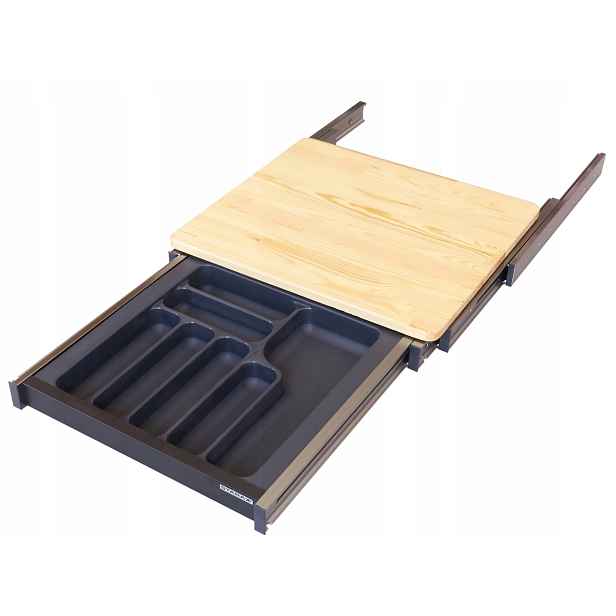 Skládací Mechanismus, Výsuvná Deska, Vložka 60 CM Schovaná V Nábytkové Skříňce S-2156