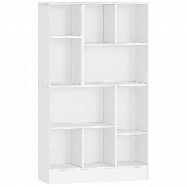 TEMU Knihovna, Knihovna přihrádkami, Kostkový regál, Stojací regál, Kancelářský regál, Vertikální a horizontální, 2 umístění, do kanceláře, obýváku,