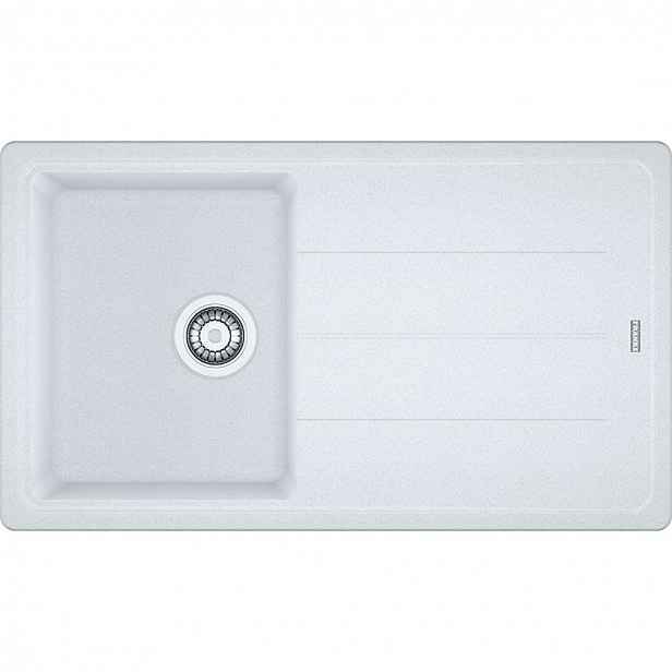 Franke Basis - Fragranitový dřez BFG 611-86, 86x50 cm, bílá-led 114.0494.912