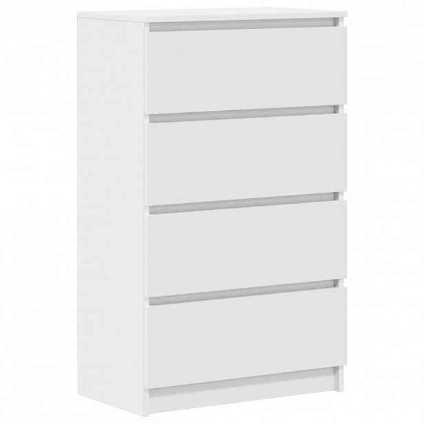 vidaXL Příborník bílý 60 x 35 x 98,5 cm kompozitní dřevo