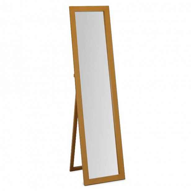 Stojanové zrcadlo AIDA NEW masivní dřevo Tempo Kondela Dub