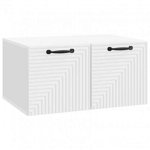 vidaXL Nástěnná TV skříň Bílá 59,5 x 41 x 30 cm Kompozitní dřevo