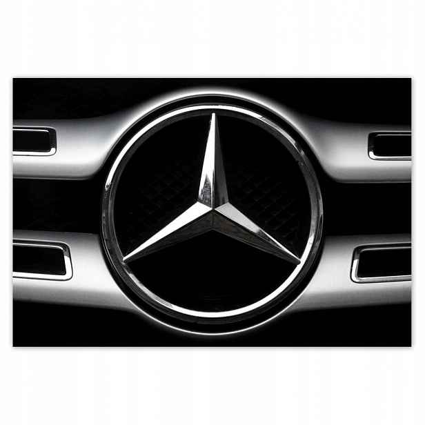 Plakáty 200x135 Mercedes Černobílé Bw