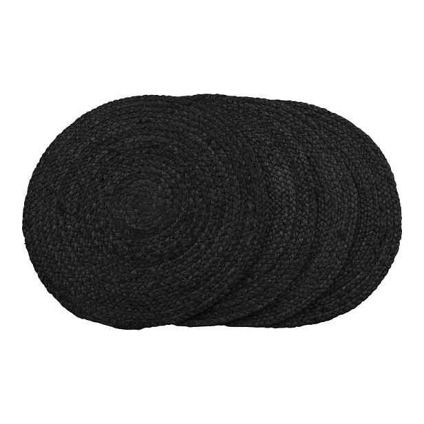Prostírání z juty v sadě 4 ks ø 38 cm Bombay – House Nordic