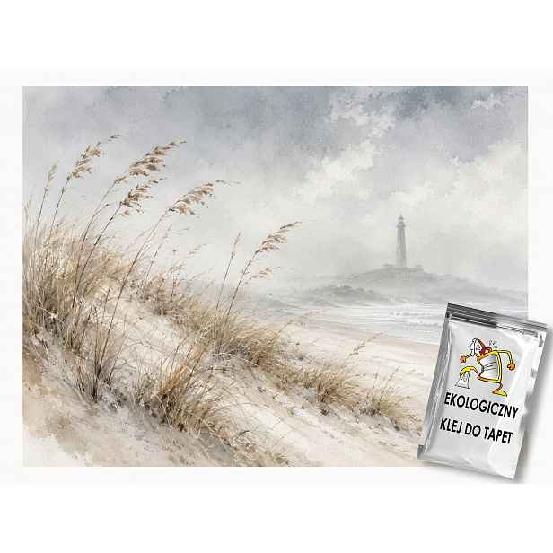 Fototapeta Flizelina Moře Vlny Pláž Duny Písek Lucerna 208x146 130g