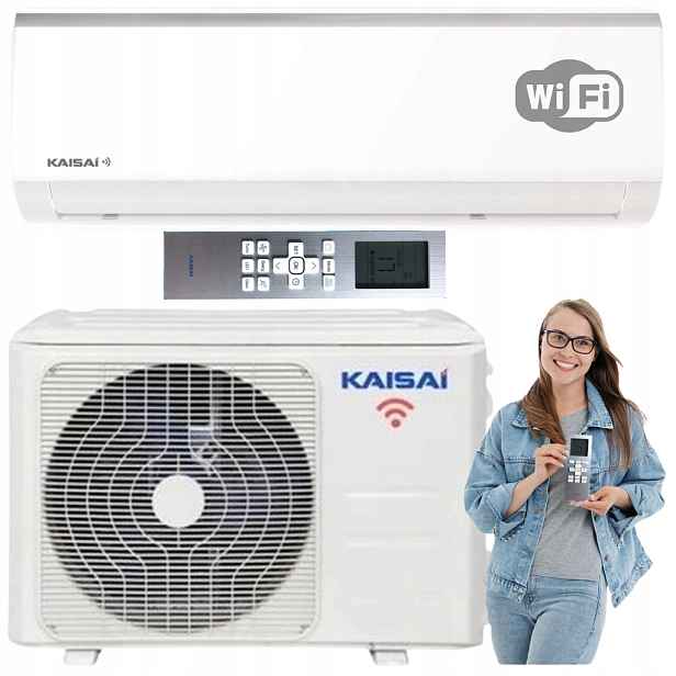 Klimatizace s Wi-fi Kaisai Fly 3,5 kW Tichá A Výkonná Klimatizace Do Domu