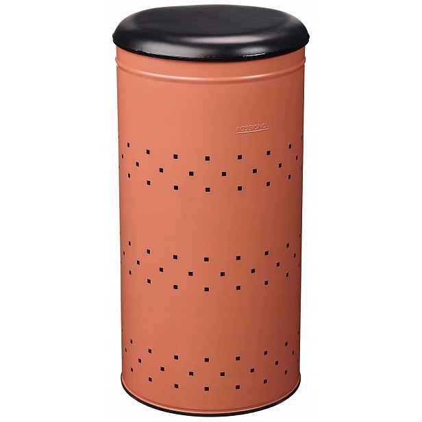 Koš na prádlo s víkem Rossignol Lina 701032, 45 L, korálový, Ral 3022