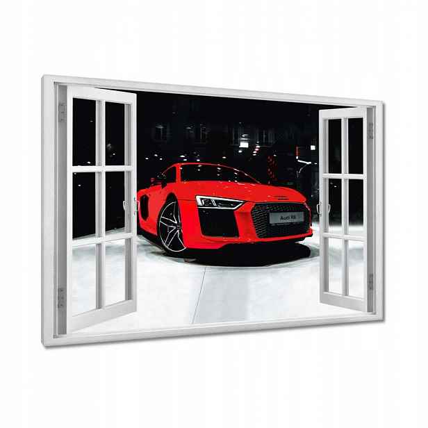 Obrazy 120x80 Červené Audi Audica R8