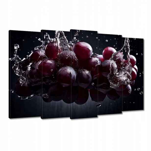 Obrazy 150x95 Červené hroznové víno