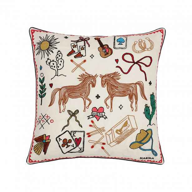 Polštář Polly Cushion Multi Colour Vícebarevný One size Habiba