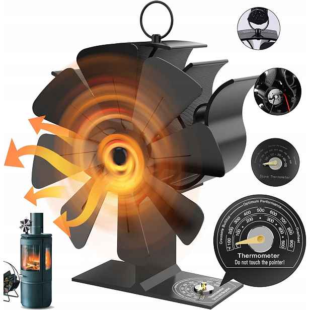 Teplovzdušný Krbový Ventilátor, Termoelektrický Ventilátor Do Krbu