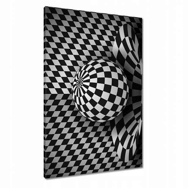 Obrazy 60x90 Abstrackja černobílá