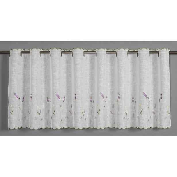 Bílá záclona 135x45 cm Lavender – Sehlbach