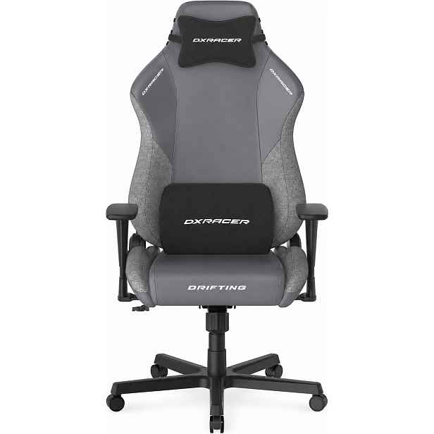 Herní židle DXRacer DRIFTING šedá, koženka-látka II