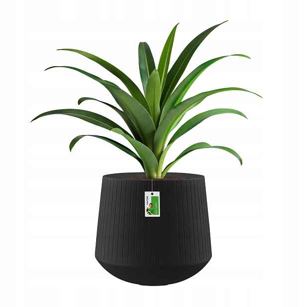 Květináč kulatý premium Ethick Coro Bowl TCB48 Uhlíkový dekorativní