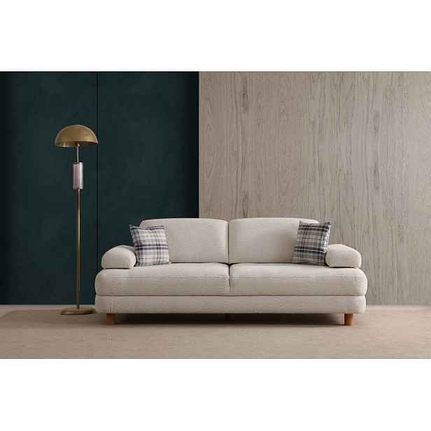 Trojmístná rozkládací pohovka Nice 3 Seater - Cream