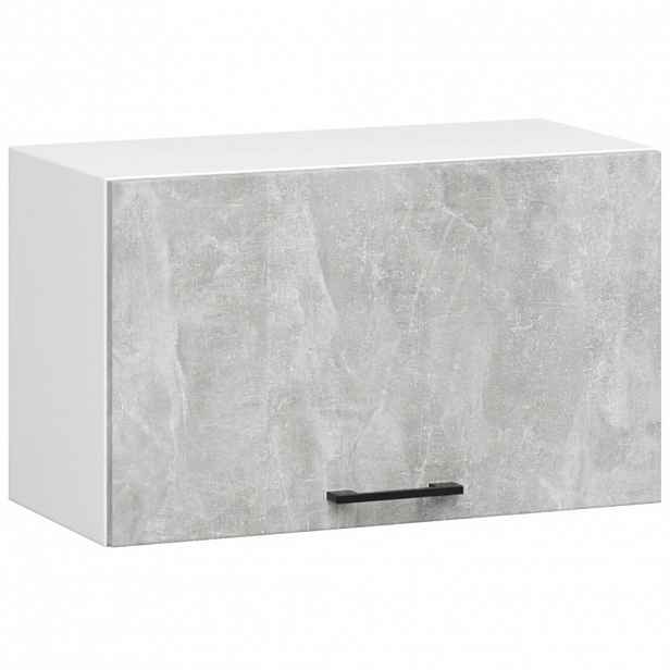 Digestořová skříňka 60 cm VERMINA - bílá / beton