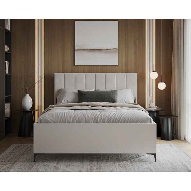 FDM Postel Sierra se zvedacím roštem Trinity bílá/bílá, velikost 160x200