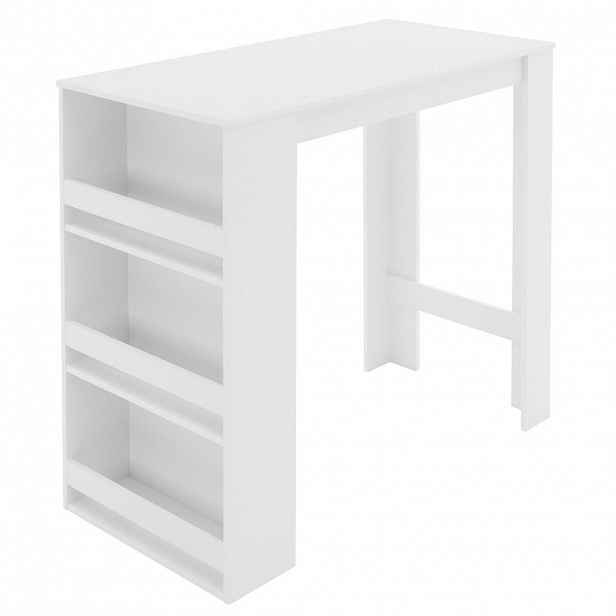 ML-DESIGN BAROVÝ STŮL 117 x 106 x 57 cm bílý