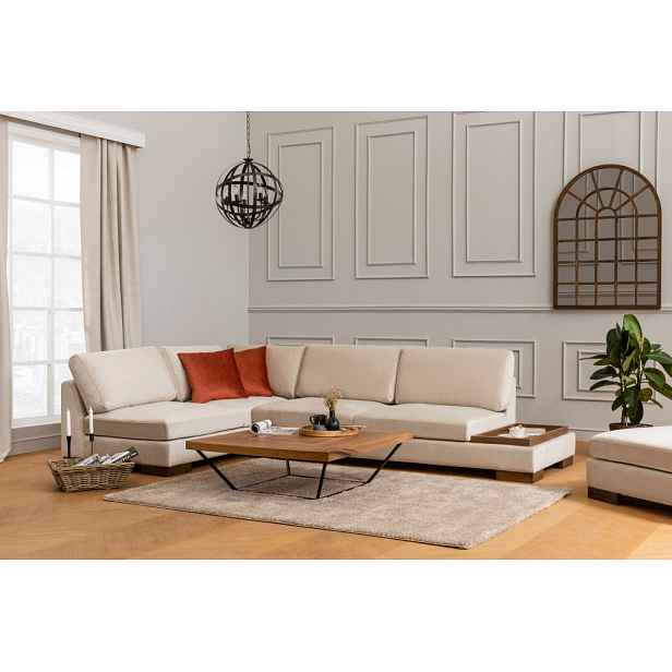 Rohová sedací souprava Tulip Corner Left Without Pouf - Beige