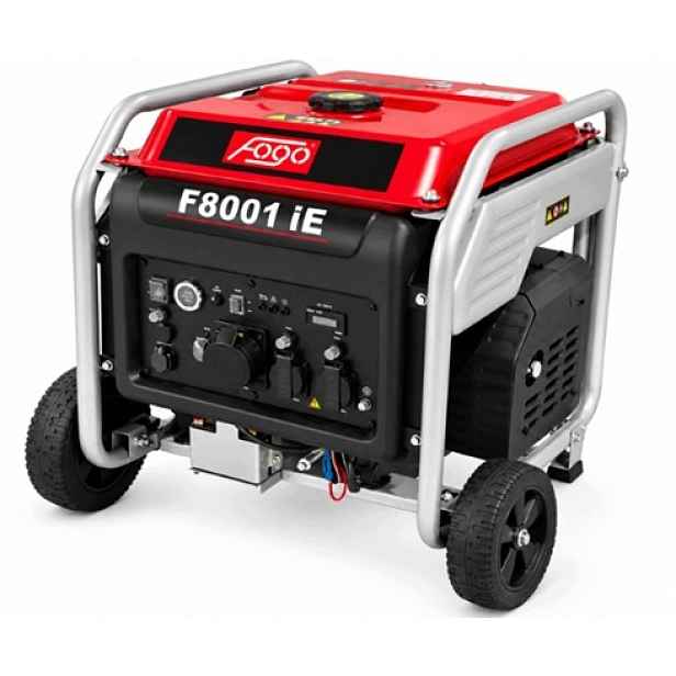 Fogo Jednofázový přenosný generátor Fogo 7500 W benzín F8001IE
