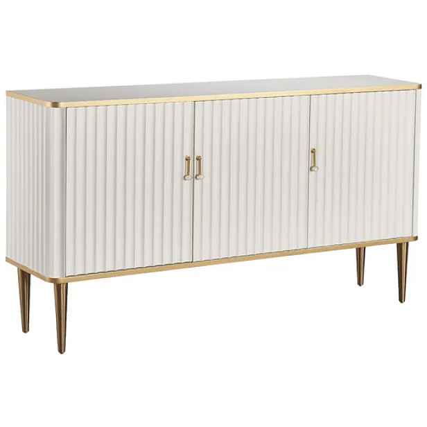 LivinHill Komoda Stilig ST313 160 cm bílá/zlatá