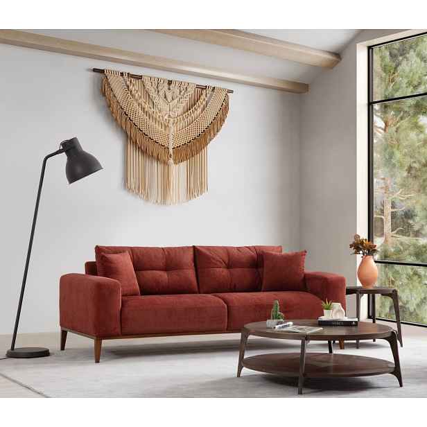 Trojmístná rozkládací pohovka Sinor 3 Seater - Tile Red