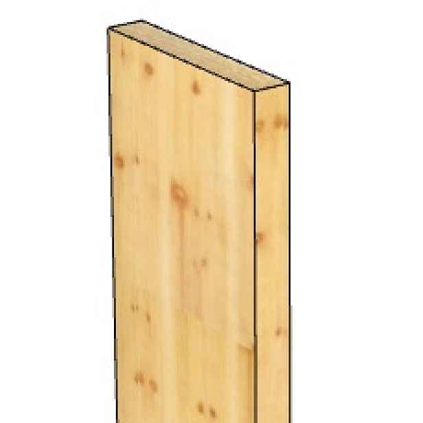 Plotovka rovná dřevěná 18x110x1800mm