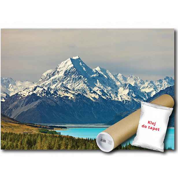 Vinylová fototapeta Hory Jezero Výhled 152x104