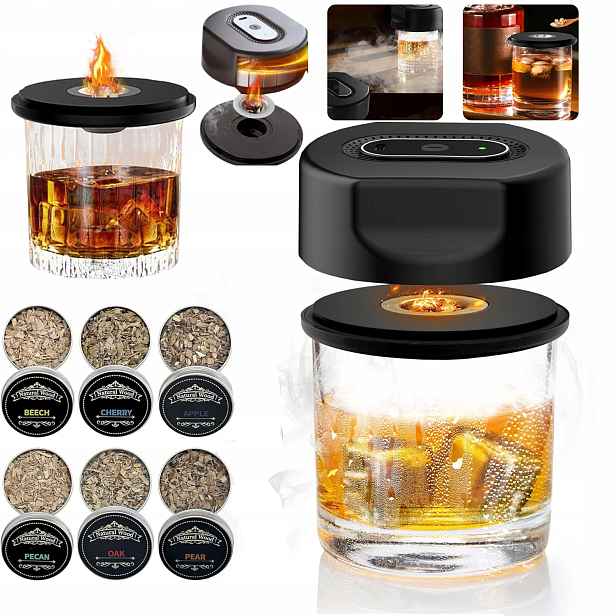 Sada Na Uzení Whisky Nápojů Smoker Elektrický Dárek Pro Chlapa