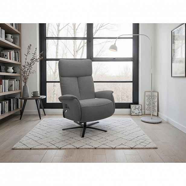 Sit & More RELAXAČNÍ KŘESLO, textil, jílová barva
