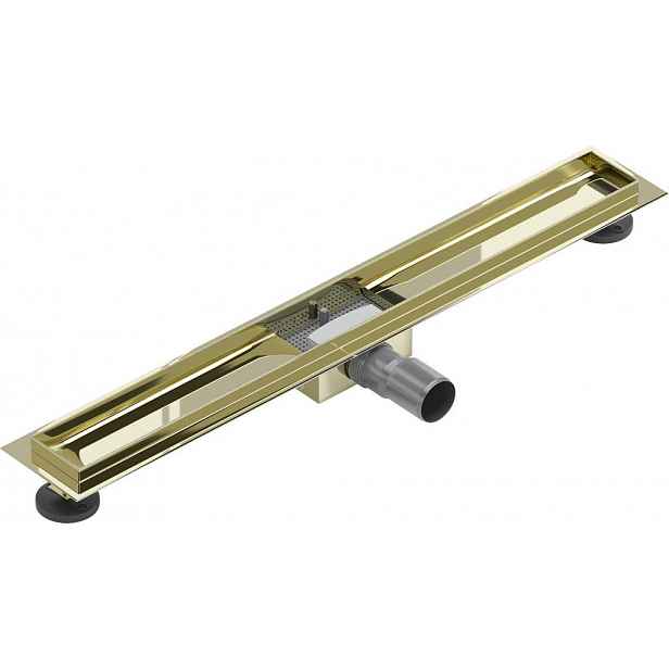 MEXEN - Flat odtokový žlab bez roštu 80 cm zlata 1515080
