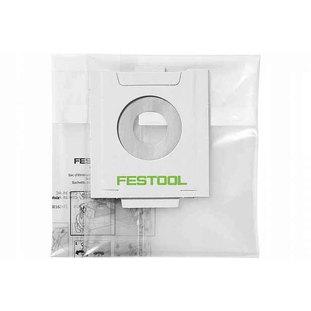 Mikrotenový Sáček pro vysavač Festool Ct 26 Ac Ens Ct 26 Ac 5, sada 5 ks