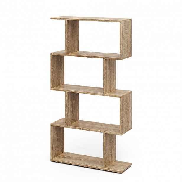 Vicco ROZDĚLOVACÍ STĚNA Levio Sonoma 70 x 132.1 cm 4 přihrádky