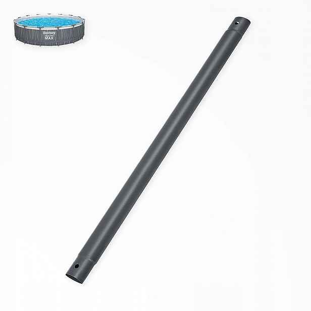 Horizontální šedá trubka Bestway 561GD do bazénu kulatý Led rám Steel