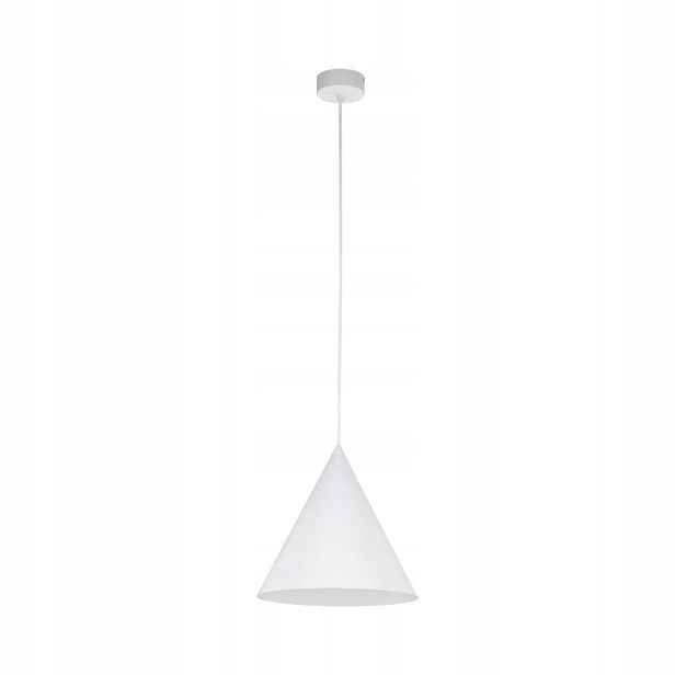 Lustr Pendel Stropní Svítidlo Bílá Cono 1xE27 Klasika do 25 cm Tk Lighting