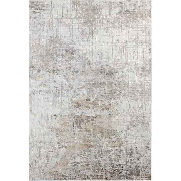 Moderní béžovo krémový koberec z viskózy Elle Decor Mramor 195 x 300 cm