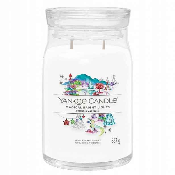 Yankee Candle svíčka Signature ve skle velká Magical Bright Lights 567g