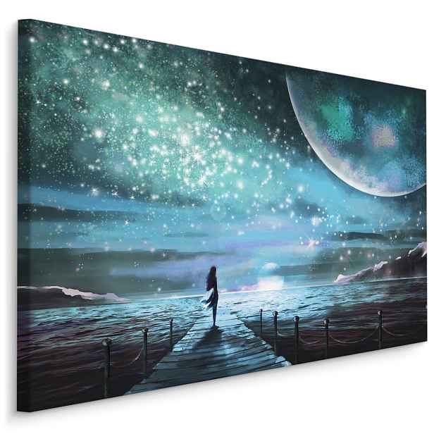 Plátno Moře A Molo Ve Fantasy Stylu Varianta: 30x20