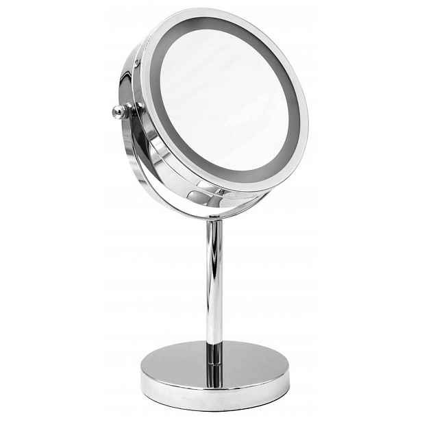 Sapho Ridder Zrcadla - Kosmetické zrcátko na postavení s LED osvětlením, chrom 03111000