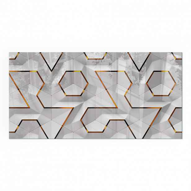 TULUP PODLOŽKA POD KRB 120x60 cm - Geometrický 3D vzor