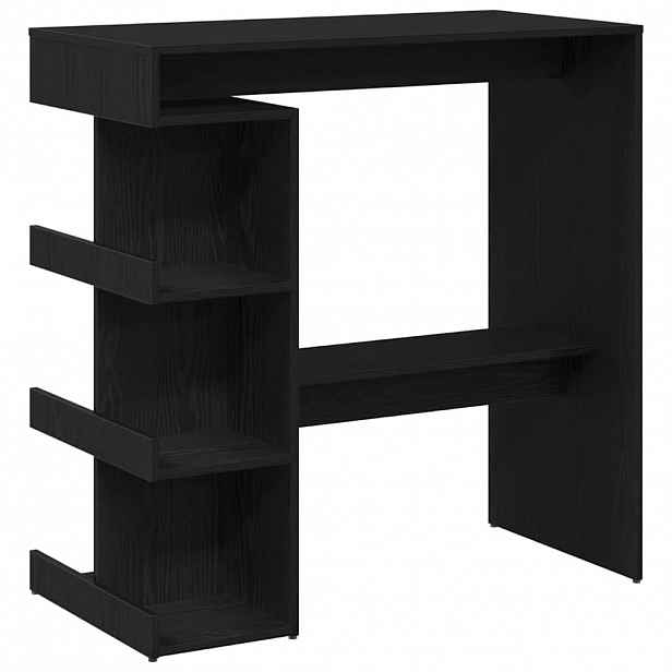 vidaXL Barový stůl 100 x 48 x 101,5 cm Kompozitní dřevo Černý dub