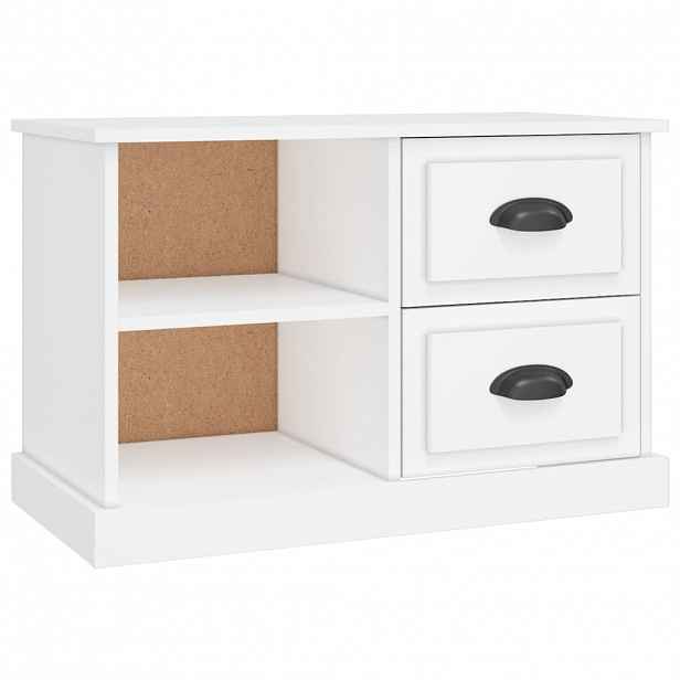 vidaXL TV skříňka bílá 73 x 35,5 x 47,5 cm kompozitní dřevo