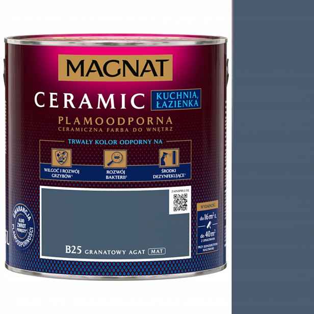 Barva Magnat Ceramic Kuchyně Koupelna 2,5L B25 Tmavě Modrý Achát