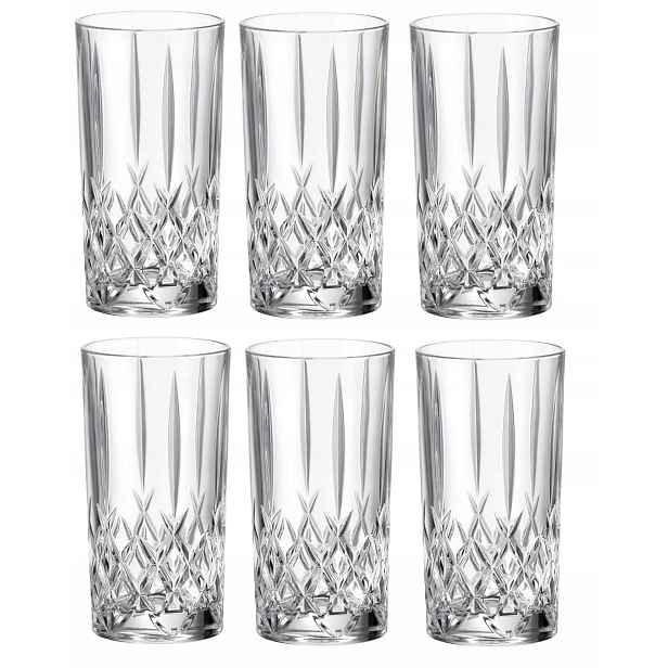 Bohemia Brixton Sada 6 sklenic na nápoje a drinky Sklenice 350ml