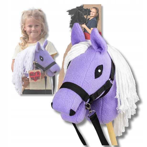 Kůň Na Tyči Hobby Horse Kůň Na Tyči Hlava Koně Na Tyči A5 Vodní Levandule