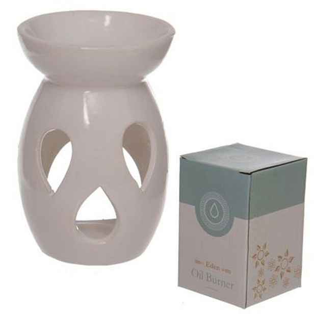 lampa-aroma, d8x12cm, bílá, výřez sova, DB, keramika *po 12.11.