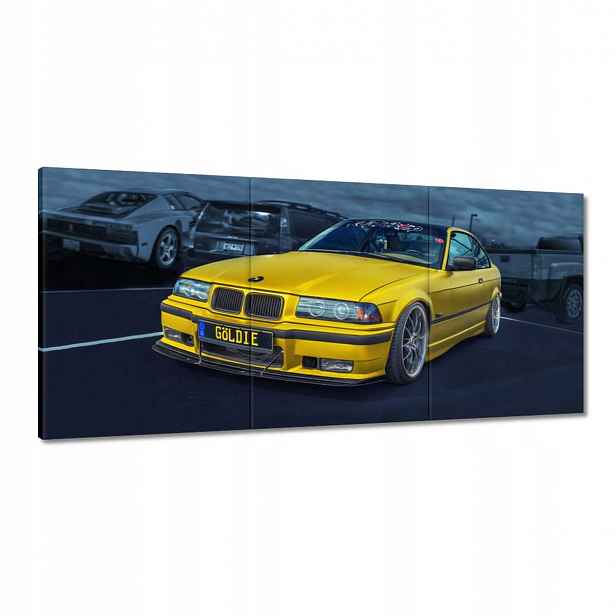 Obrazy 210x100 Zlaté auto Bmw Auto